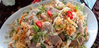 Cách làm gỏi vịt bắp cải
