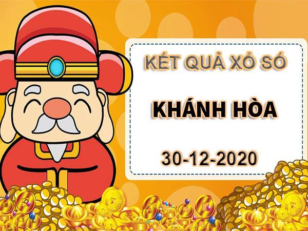 Soi cầu xổ số Khánh Hòa thứ 4 ngày 30/12/2020