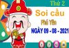 Soi cầu XSPY ngày 9/8/2021