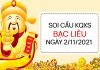 Soi cầu xổ số Bạc Liêu ngày 2/11/2021