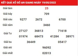 Dự đoán KQXS An Giang thứ 5 ngày 25/05/2022