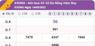 Dự đoán XSDNG - Chốt số Xổ Số Đà Nẵng Hôm Nay 18/05/2022