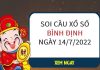 Soi cầu kết quả xổ số Bình Định ngày 14/7/2022 hôm nay thứ 5