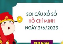 Soi cầu KQXS Hồ Chí Minh ngày 3/6/2023 thứ 7 hôm nay
