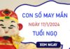 Con số may mắn tuổi Ngọ 17/1/2024 – Hôm nay đánh con gì?