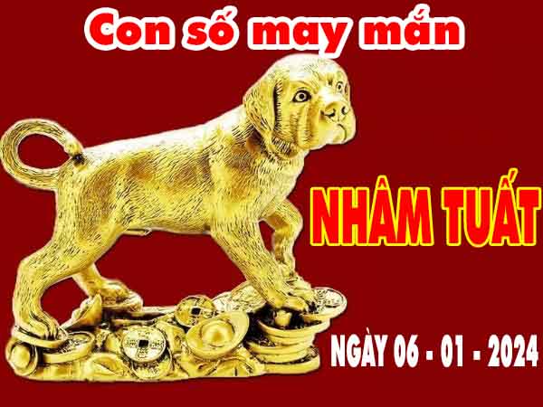 Phân tích con số may mắn tuổi Nhâm Tuất ngày 6/1/2024