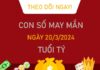 Con số may mắn tuổi Tý 20/3/2024 đánh ngay dễ ẵm giải