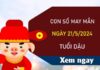 Con số may mắn tuổi Dậu 21/5/2024 trúng lớn trăm tỷ