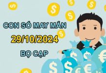 Con số may mắn Bọ Cạp 29/10/2024 phát tài bất ngờ