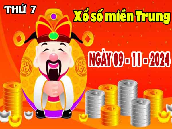 Kết quả XSMT ngày 9/11/2024 – Thống kê xổ số miền Trung thứ 7