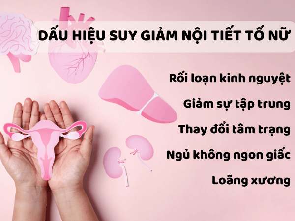 Dấu hiệu suy giảm nội tiết tố nữ cần nhận biết sớm