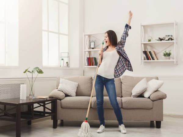 Dọn dẹp, sắp xếp lại không gian sống