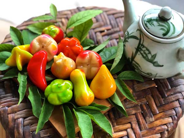 Bánh đậu xanh trái cây không chỉ là món bánh mà còn là tác phẩm nghệ thuật ẩm thực