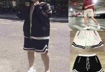 phối đồ với quần short nam
