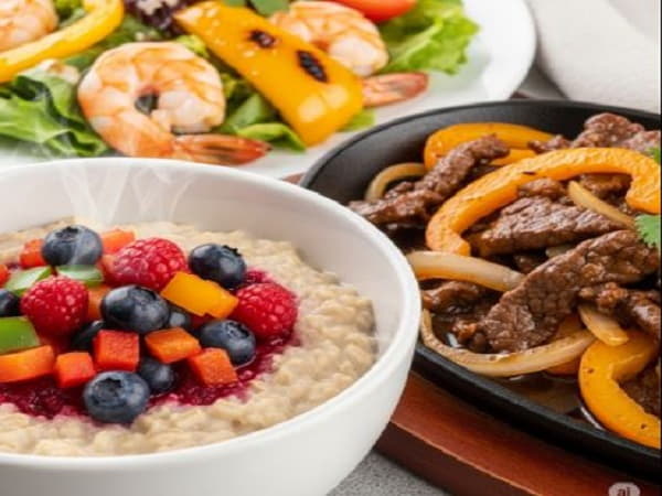 Thực đơn giảm cân bằng ớt chuông ngày 3