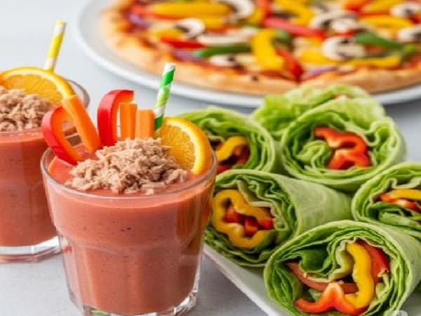 Thực đơn giảm cân bằng ớt chuông ngày 6