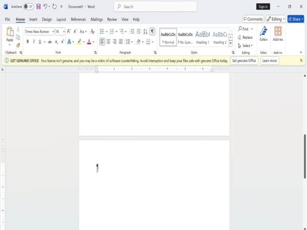 Nguyên nhân xuất hiện trang trắng trong Word