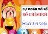 Dự đoán XSHCM ngày 31/1/2026 Thứ 7 siêu vip chính xác