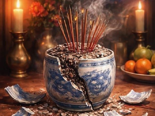 Giải mã chi tiết các giấc mơ thấy bát hương bị vỡ