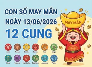 Giải mã con số may mắn 12 cung hoàng đạo ngày 13/06/2026